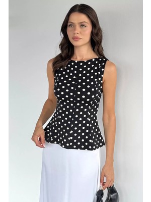Gülseli Kadın Puantiyeli Bluz P-00022662