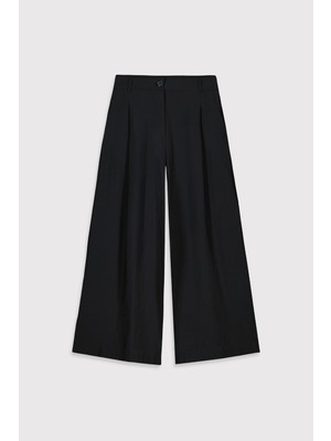 Babokah Geniş Paça Crop Pantolon