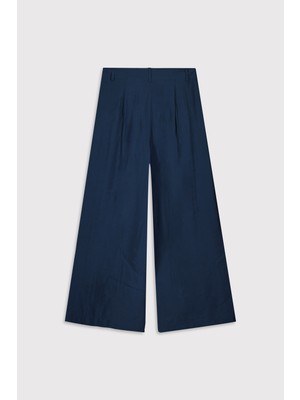 Babokah Geniş Paça Crop Pantolon