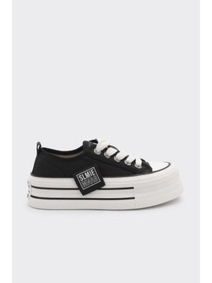 Derinet Bağcıklı Kadın Sneaker