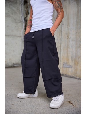 Superblue Erkek Piş Dikiş Detaylı Bol Baggy Pantolon
