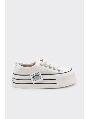 Derinet Bağcıklı Kadın Sneaker