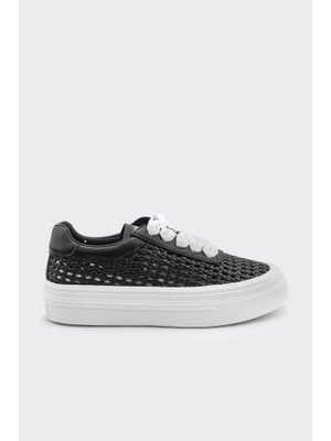 Derinet Örgü Desenli Kadın Sneaker