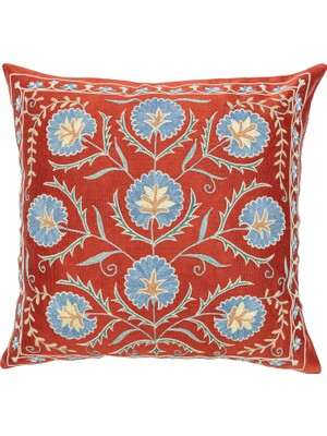 Soho Antiq Baler Çiçekli Suzani Kırlent 50X50 cm