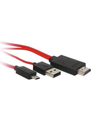 İlk El Grup PM-32017 Mhl To HDMI Görüntü Aktarıcı Kablo 1080P Full Hd Destekli