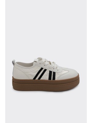 Derinet Bağcıklı Comfort Taban Kadın Sneaker