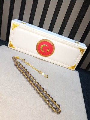 Anemore Collection Sıkma Çubuk Kehribar Tesbih Vıp Serisi