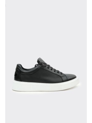 Derinet Hakiki Deri Bağcıklı Erkek Sneaker