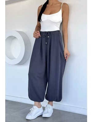 Gülseli Kadın Bel Lastikli Şalvar Model Pantolon P-00022531
