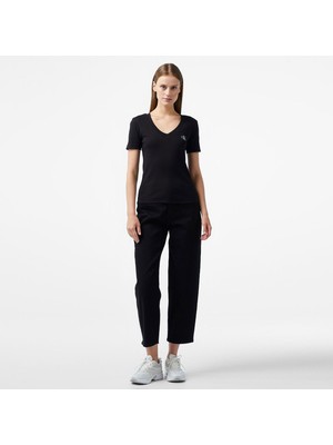 Calvin Klein Kadın Denim Normal Belli Düz Model Günlük Kullanım Siyah Jeans K20K207305-1BY