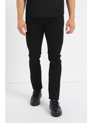Calvin Klein Erkek Dokuma Kumaş  Normal Bel  Düz Model Siyah Jeans K10K113337-1BY