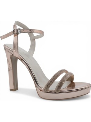 Esstii Rose Gold Taşlı Platform
