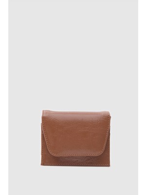 Shule Bags Leya Ayna ve Ruj Cepli Kadın Cüzdan Taba