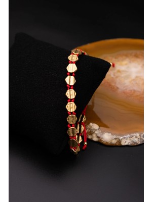 Serenite Collection Rock Altın Kaplama Bronz Bileklik