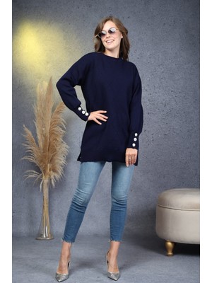 Rd Misstanbul Collection Kol Düğme Detaylı Triko Tunik