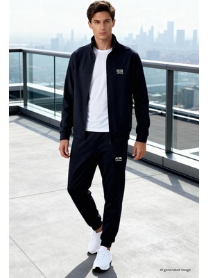 Air Jones Hugo Lacivert Jogger Erkek Eşofman Takım - 85198