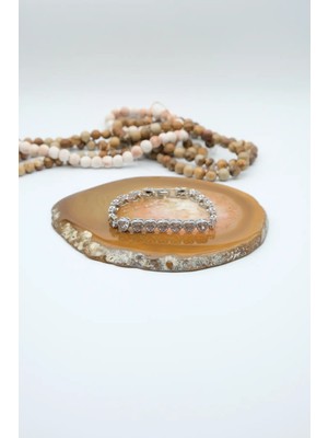 Serenite Collection Coer Silver Renk Zirkon Bileklik