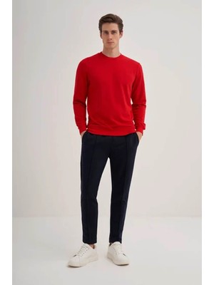 Cazador Slim Fit Kırmızı Erkek Sweatshirt 56100