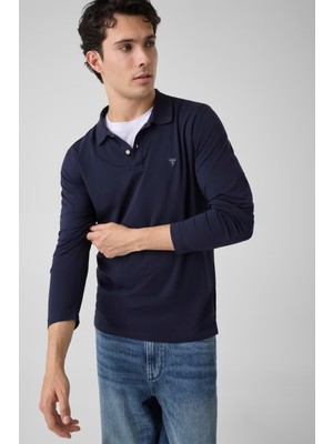 Guess Logo Yamalı Polo Sweat M6YP36K4395