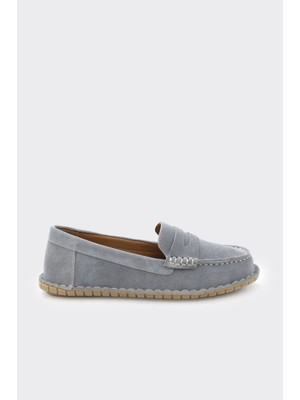 Derinet Hakiki Deri Comfort Taban Kadın Loafer