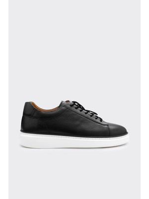 Derinet Hakiki Deri Bağcıklı Erkek Sneaker