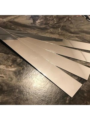 St. Morritz Dekoratif Şerit Ayna Pleksi 60X3CM 4 Adet