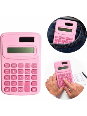 Motto Ticaret PM-25421 Pembe Mini Hesap Makinesi
