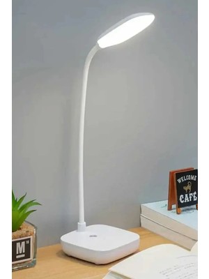 St. Morritz Kablosuz Şarjlı Dokunmatik Üç Renk LED Masa Lambası Ders Çalışma Okuma Işığı Dimmer Ayarlı Wb-01