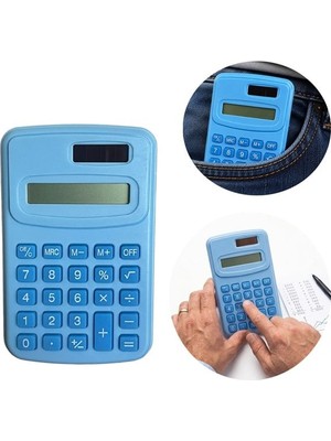 Motto Ticaret PM-25420 Mavi Mini Hesap Makinesi