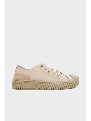 Derinet Lastik Bağcıklı Kadın Sneaker