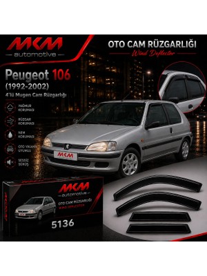 Mkm Peugeot 106 4'lü Mugen Cam Rüzgarlık Seti