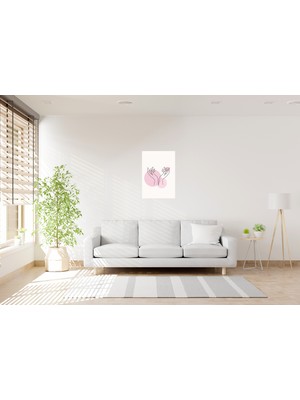 Bohem Minimalist Çizgisel Kanvas Tablo 0093