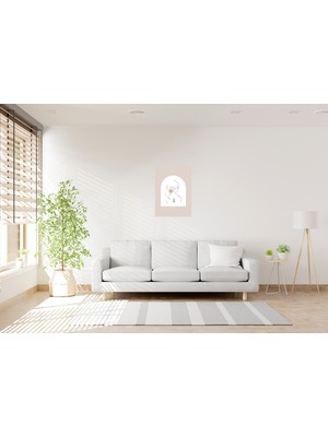 Bohem Minimalist Çizgisel Kanvas Tablo 0047