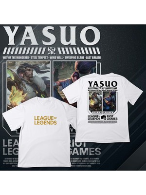 Tottobene League Of Legends -Yasuo- Baskılı Oversize T-Shirt