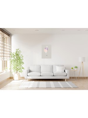 Bohem Minimalist Çizgisel Kanvas Tablo 0182