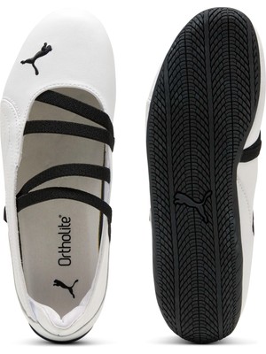 Puma Kadın / Kız Beyaz Puma Speedcat Ballet Lth Wns Puma White-Puma Beyaz Kadın Babet