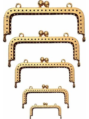 St. Morritz Askılı Cüzdan Klipsi Kare Altın ( 1 Adet ) 10 cm