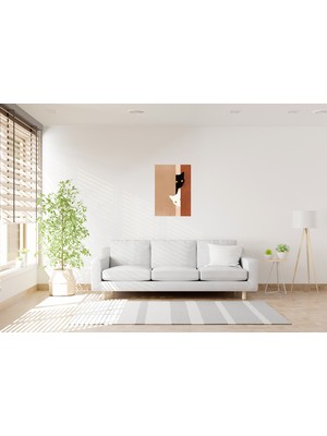 Bohem Minimalist Çizgisel Kanvas Tablo 0034