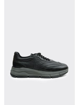 Derinet Hakiki Deri Bağcıklı Erkek Sneaker