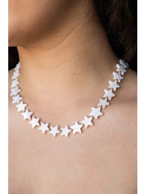 Serenite Collection Etoile Sedef Taşı Kolye