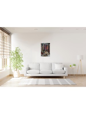 Bohem Minimalist Çizgisel Kanvas Tablo 0669