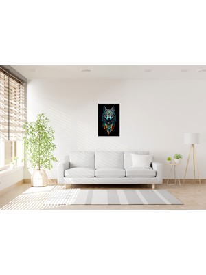 Bohem Minimalist Çizgisel Kanvas Tablo 0255