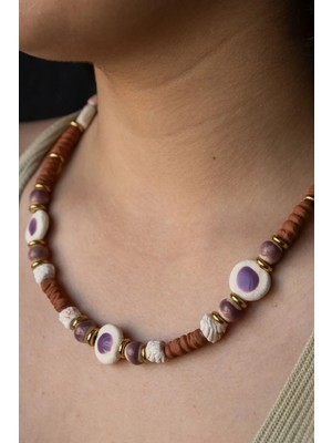 Serenite Collection Suolo Toprak Mor Kolye