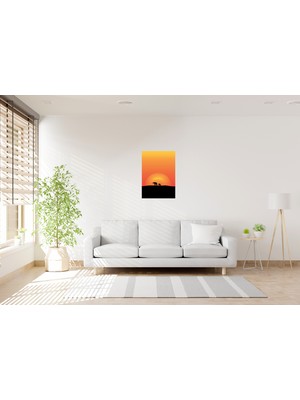 Bohem Minimalist Çizgisel Kanvas Tablo 0289