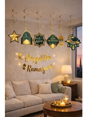 St. Morritz Ramazan Ev Süsleme Seti | Hoşgeldin Ramazan Dekoru