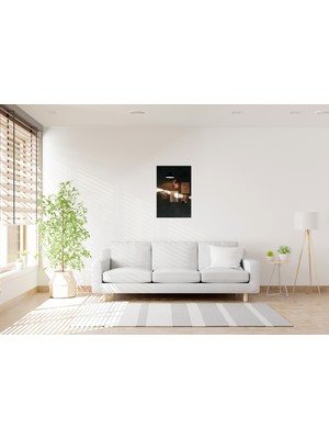 Bohem Minimalist Çizgisel Kanvas Tablo 0793