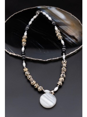 Serenite Collection Moon Jasper Kolye