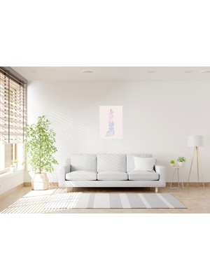 Bohem Minimalist Çizgisel Kanvas Tablo 0223
