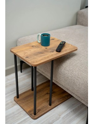 Sehpol Elegant Sehpa 35X50X55 cm (Lava - Atlantik Çam)