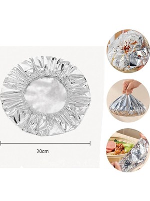 Renas Store 20 Paket Plastic Cover 10PCS Folyo Çok Amaçlı Tabak - Mini Tencere Bone Kapak Toplamda 200 Adet Gönderilir BX40